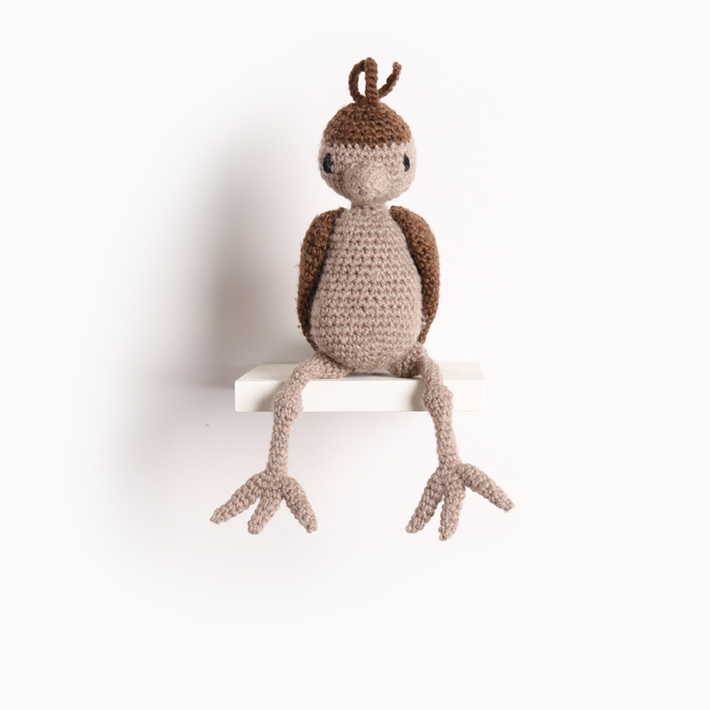 sparrow bird crochet amigurumi project pattern kerry lord Edward's menagerie